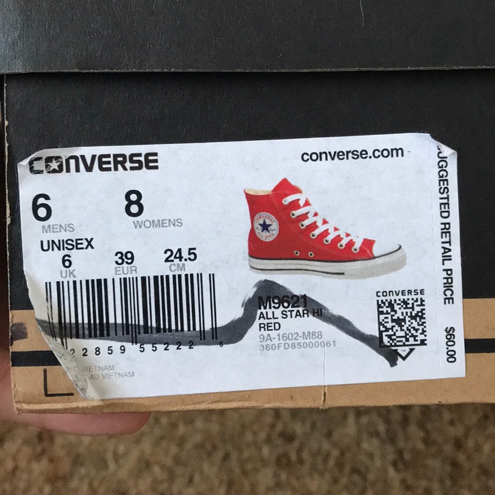 New red converse